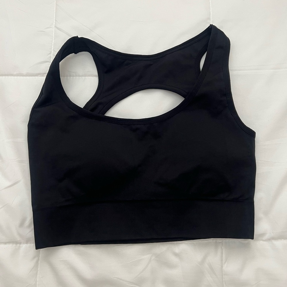 Black Sports Bra